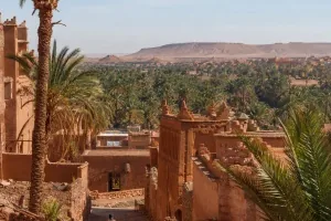 View of Erfoud, Morocco